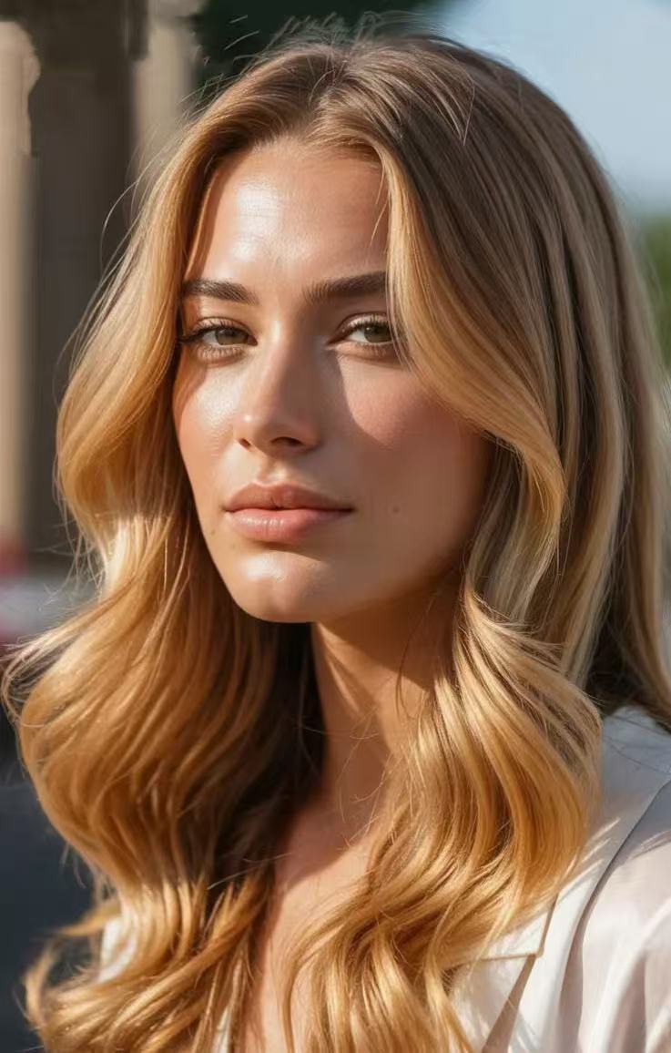 Golden Hour Blonde hair color