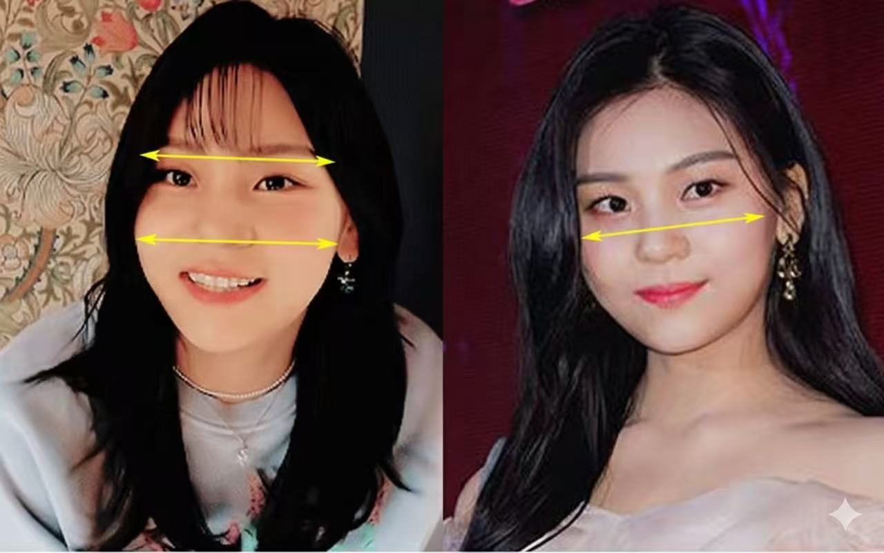 Relative width diagram