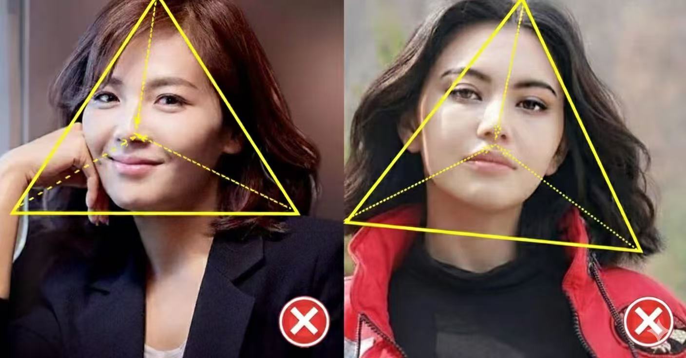 Bad example: Heavy bottom hair