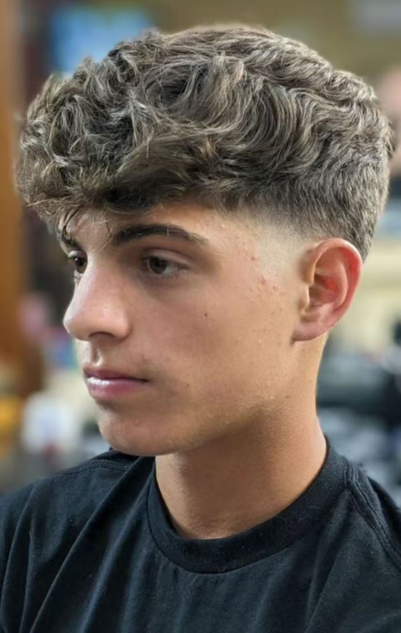 Textured Fringe hairstyle