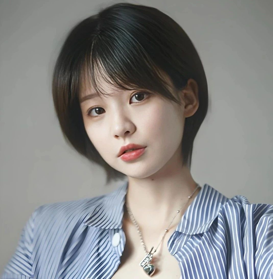 Short Bangs for Long Face