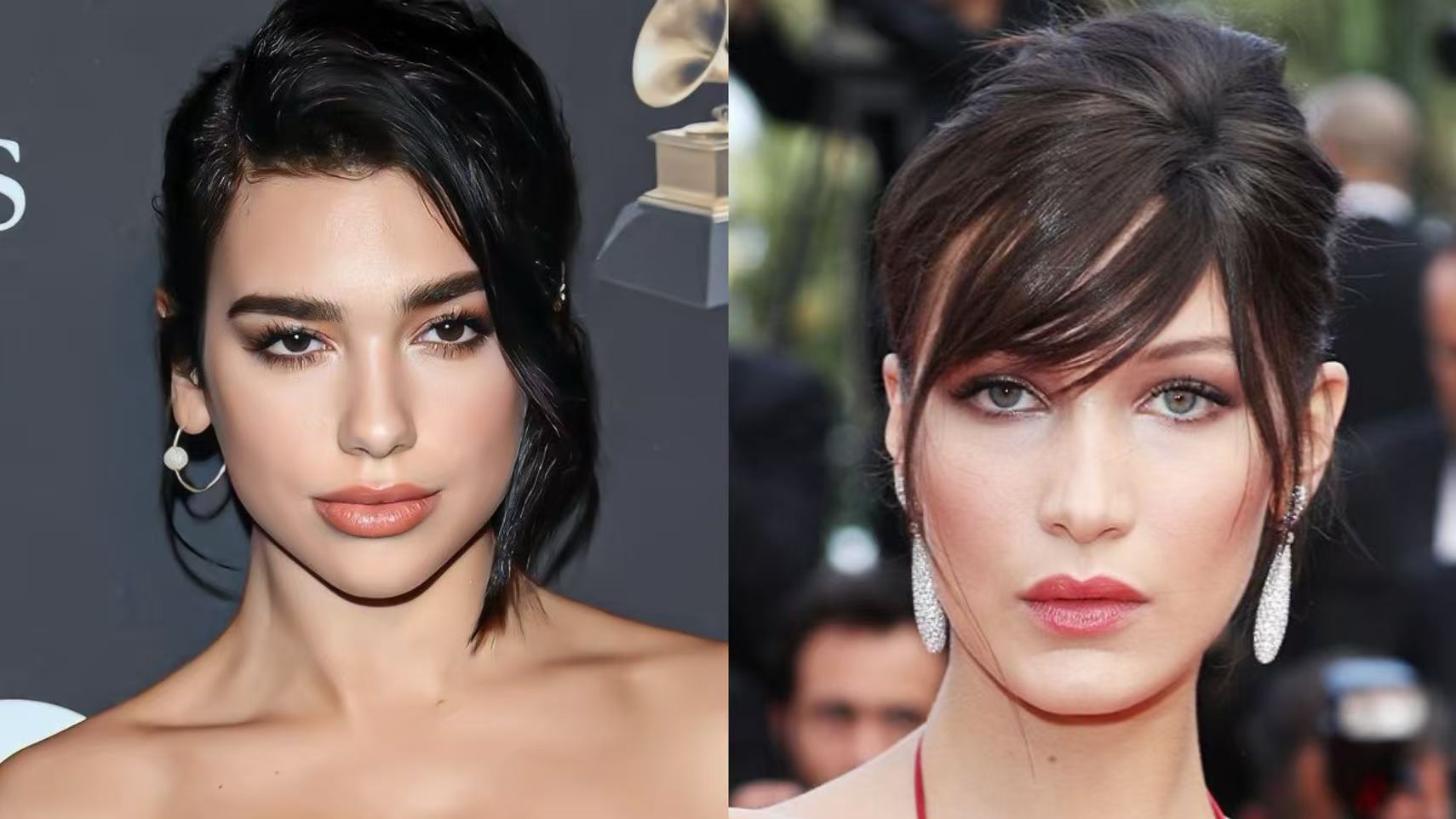 Celebrities with Side Bangs