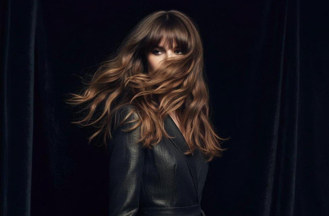 Modern Shag with waterfall layers on square face