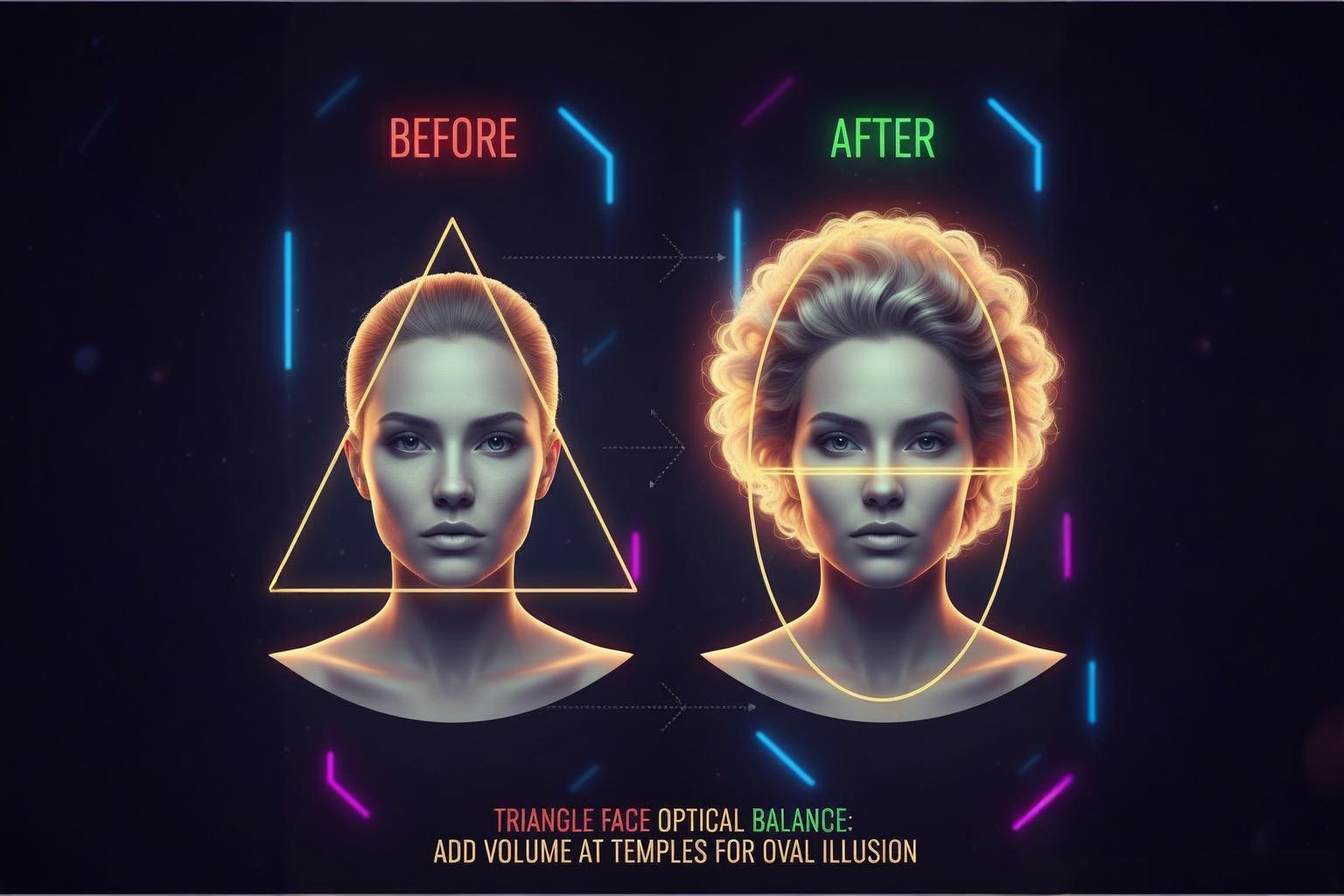 Optical Balance Visualization for Triangle Faces