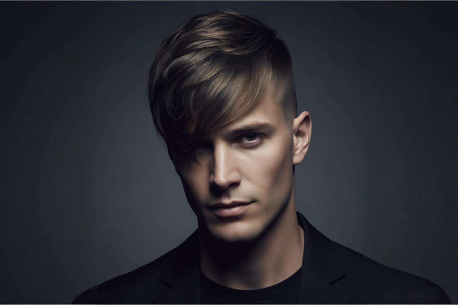 Disconnected Undercut with Fringe for Men